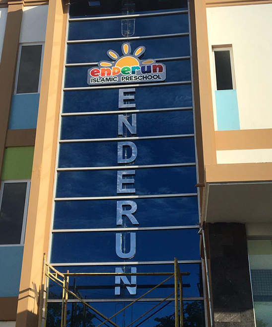 Huruf Timbul Stainless