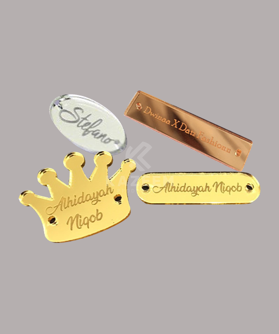 Label Akrilik Gold